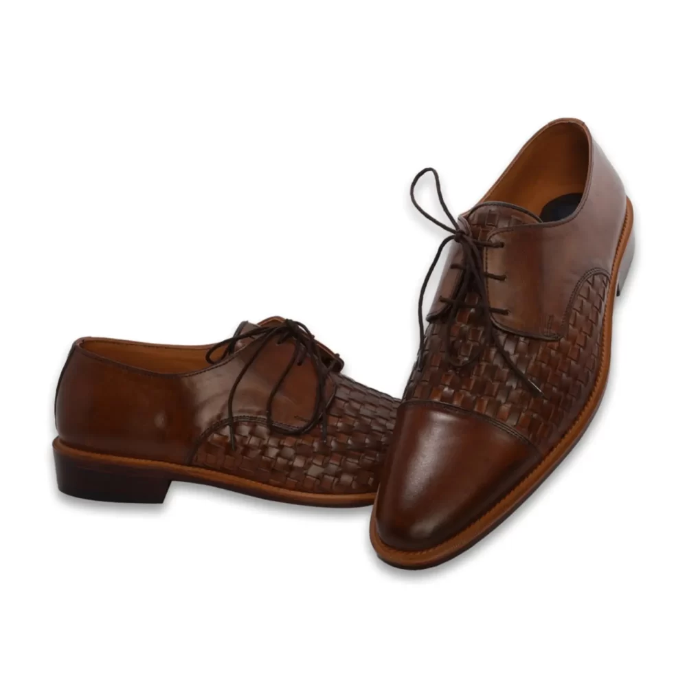 Derby Cap Toe Woven